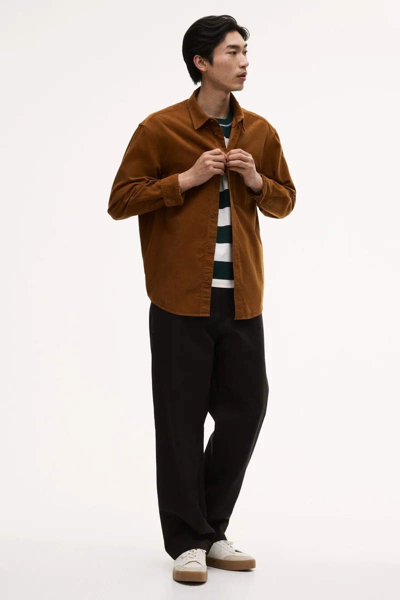 اتش اند ام قميص كوردروي بقصة عادية